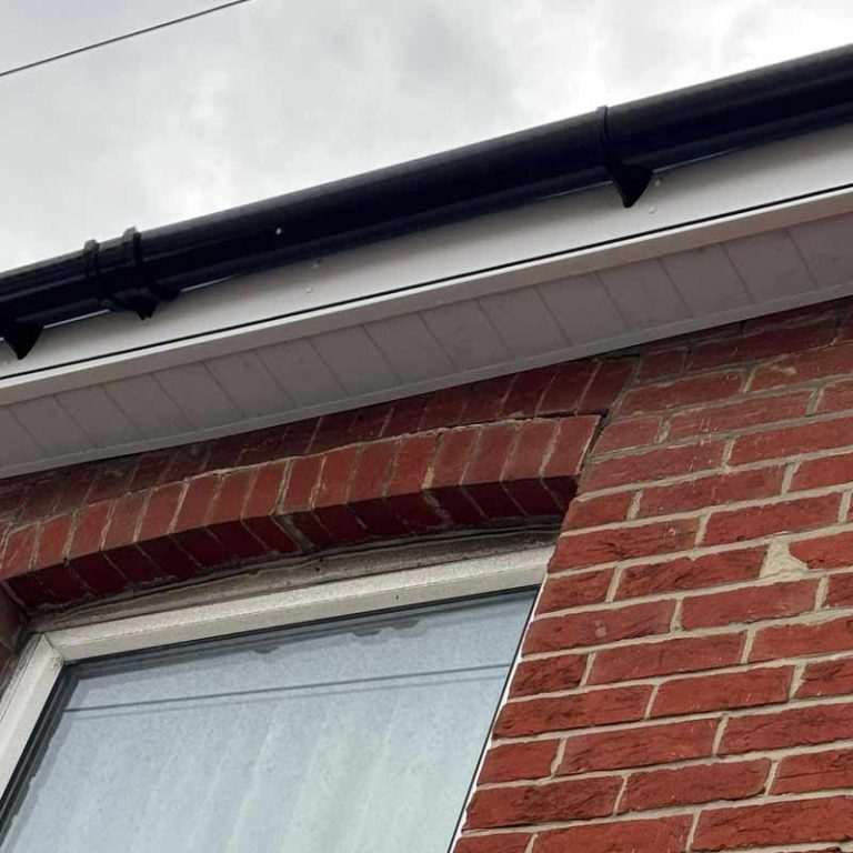 New gutter installation for a local property